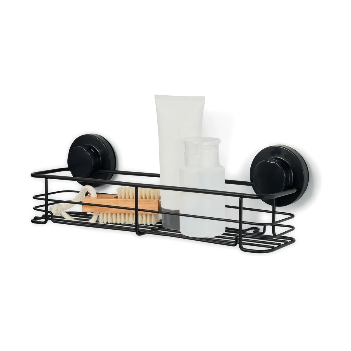 1 Black Suction Rectangular Rack, 1 of 7