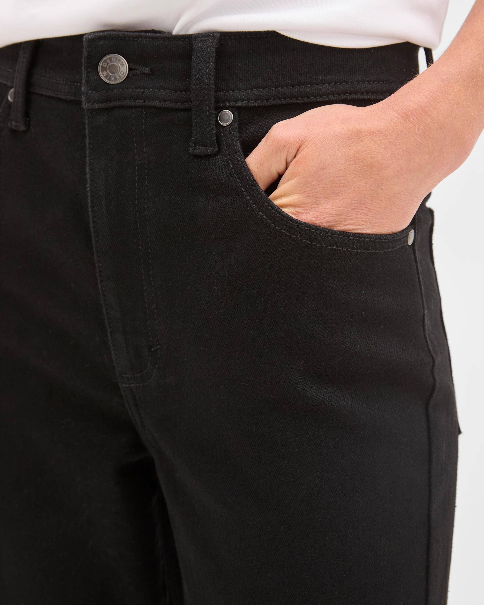 3 Target Denim Tara Slim Straight Leg Denim Jeans BLACK, 3 of 6