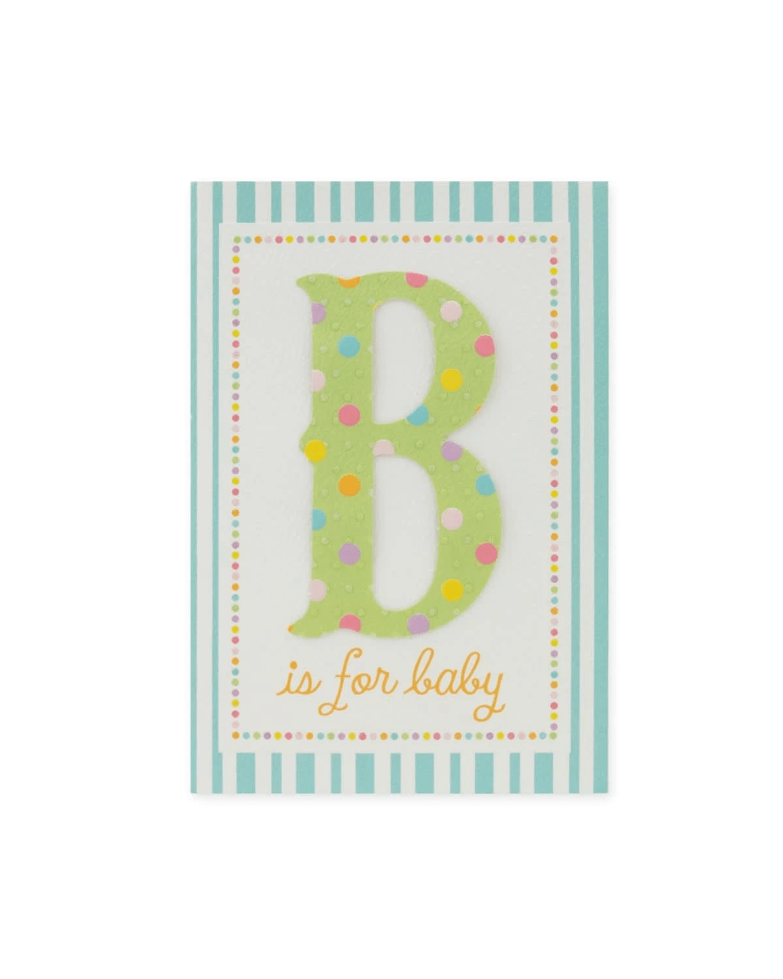 3 Connections from Hallmark Baby Shower Card - B for Baby, 3 of 3