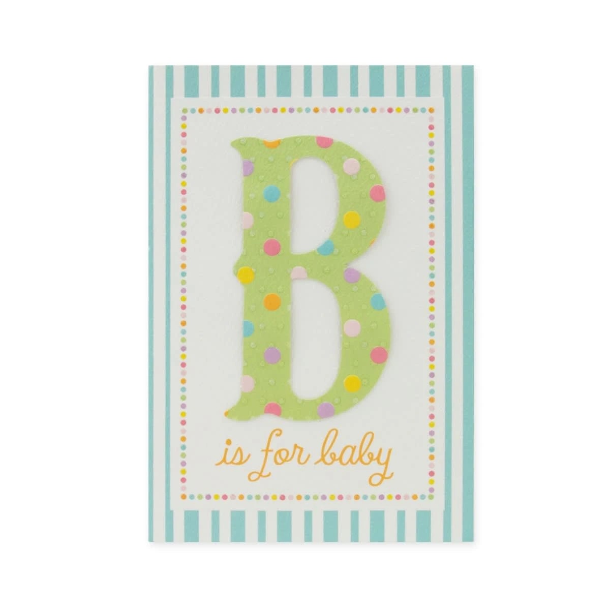 3 Connections from Hallmark Baby Shower Card - B for Baby, 3 of 3