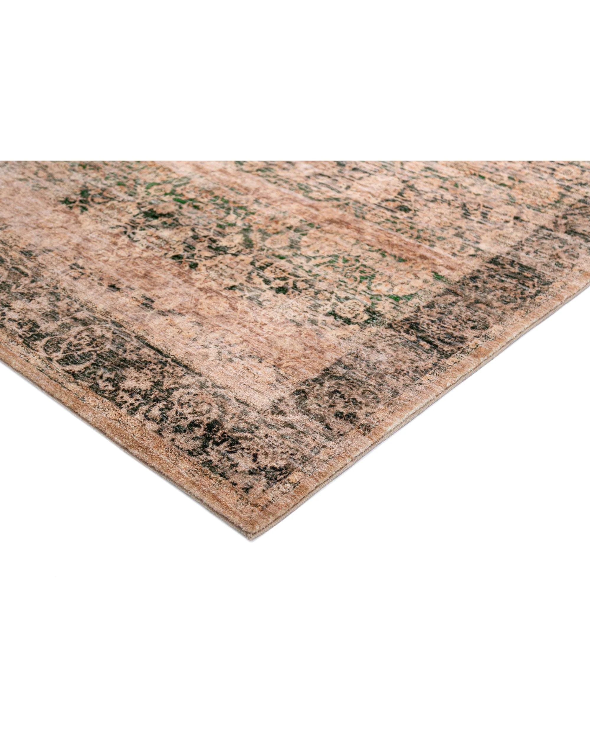 4 Loopsie Pinarli Floral Washable Rug-180cm x 120cm - Brown, 4 of 7