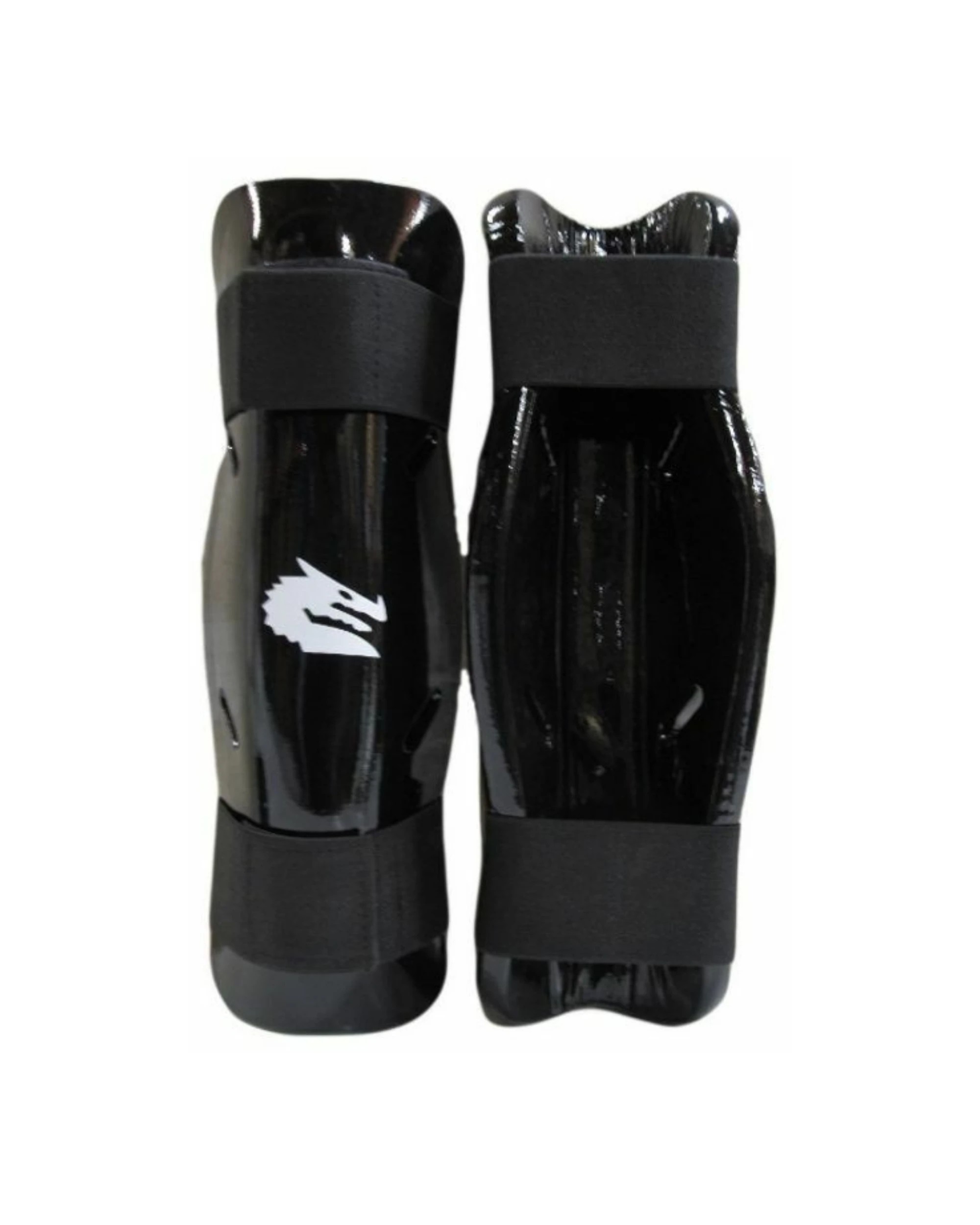 1 Morgan Dipped Foam Protector Shin Guards Large - Black, 1 of 4