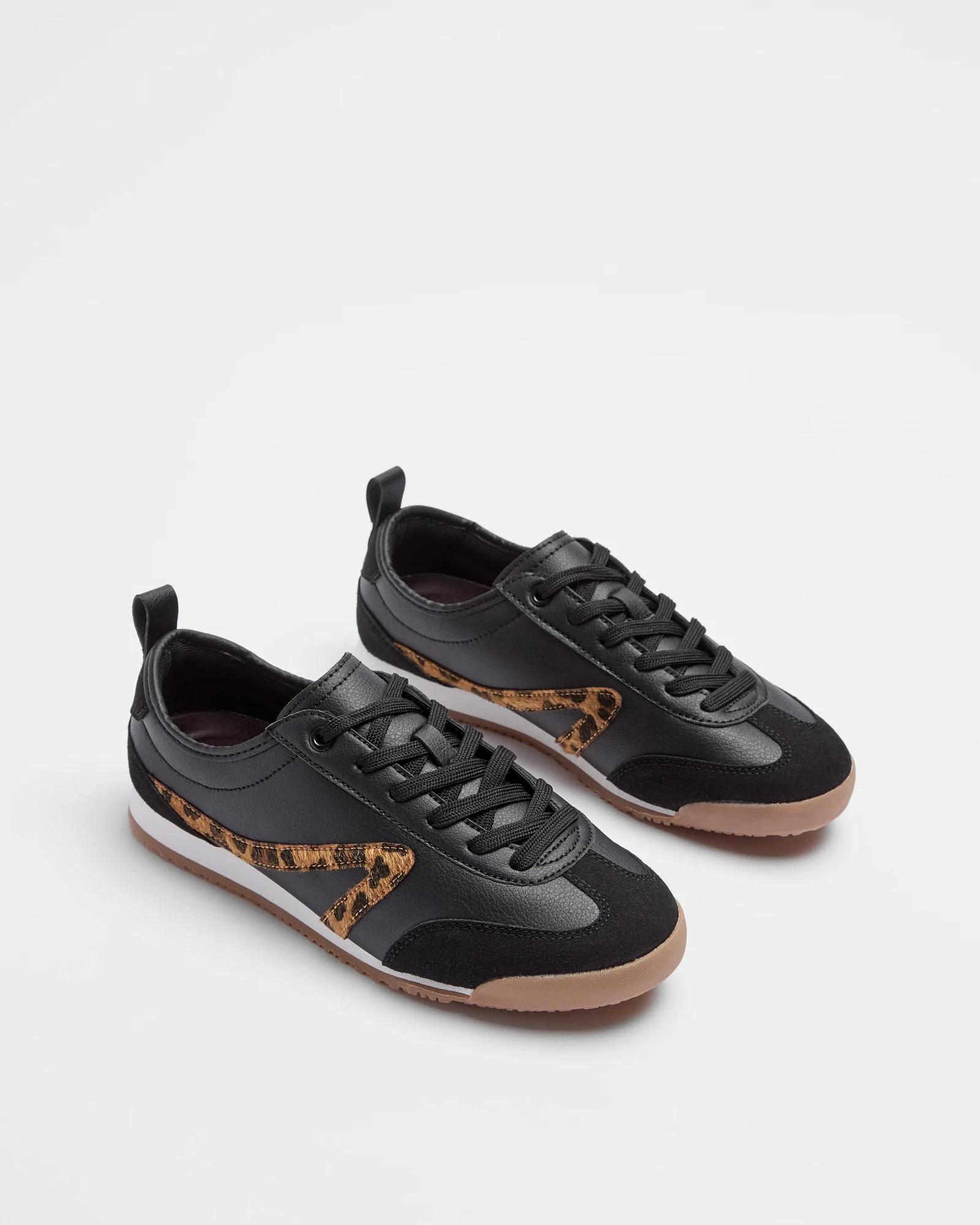 3 Target Womens Mini Wedge Sneaker - Mia BLACK LEOPARD, 3 of 3