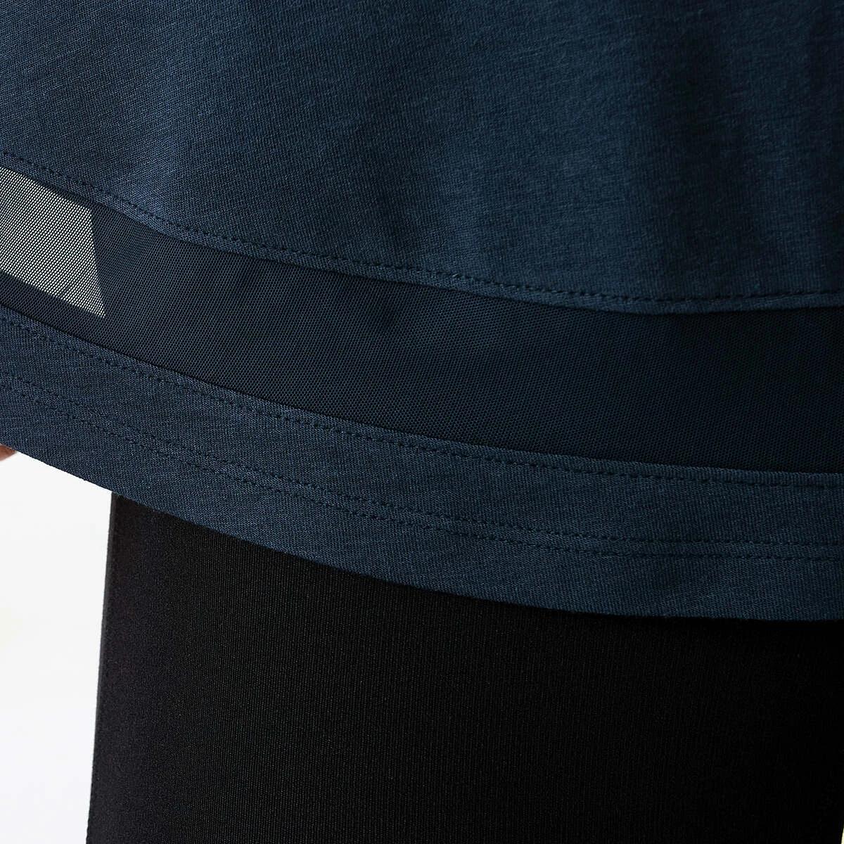 6 Active Womens Short Sleeve Mesh T-shirt SKY CAPTAIN, 6 of 6