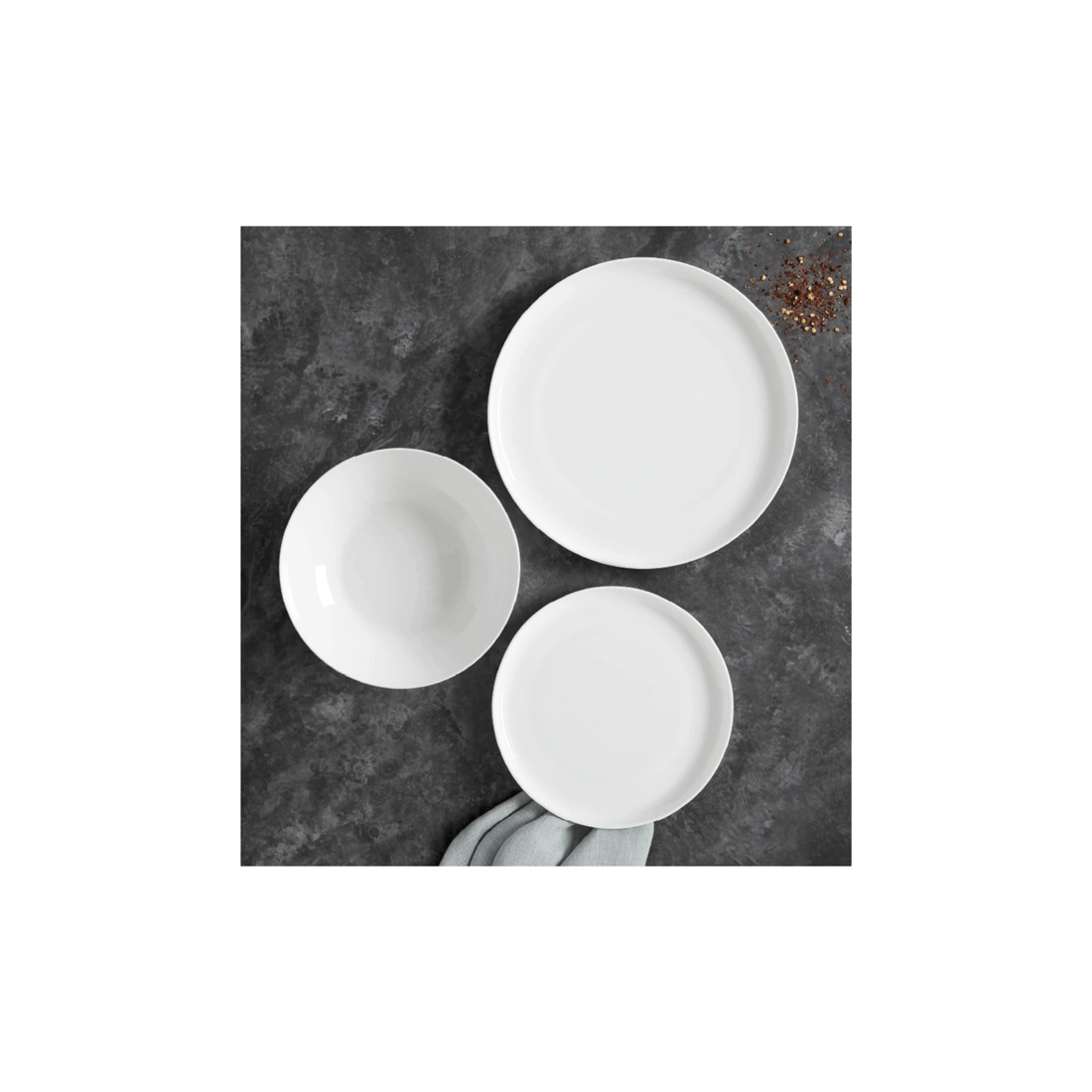 3 Maxwell & Williams 18pc Cashmere Mansion High Rim Dinner Set Dinnerware
 - Plain, 3 of 3