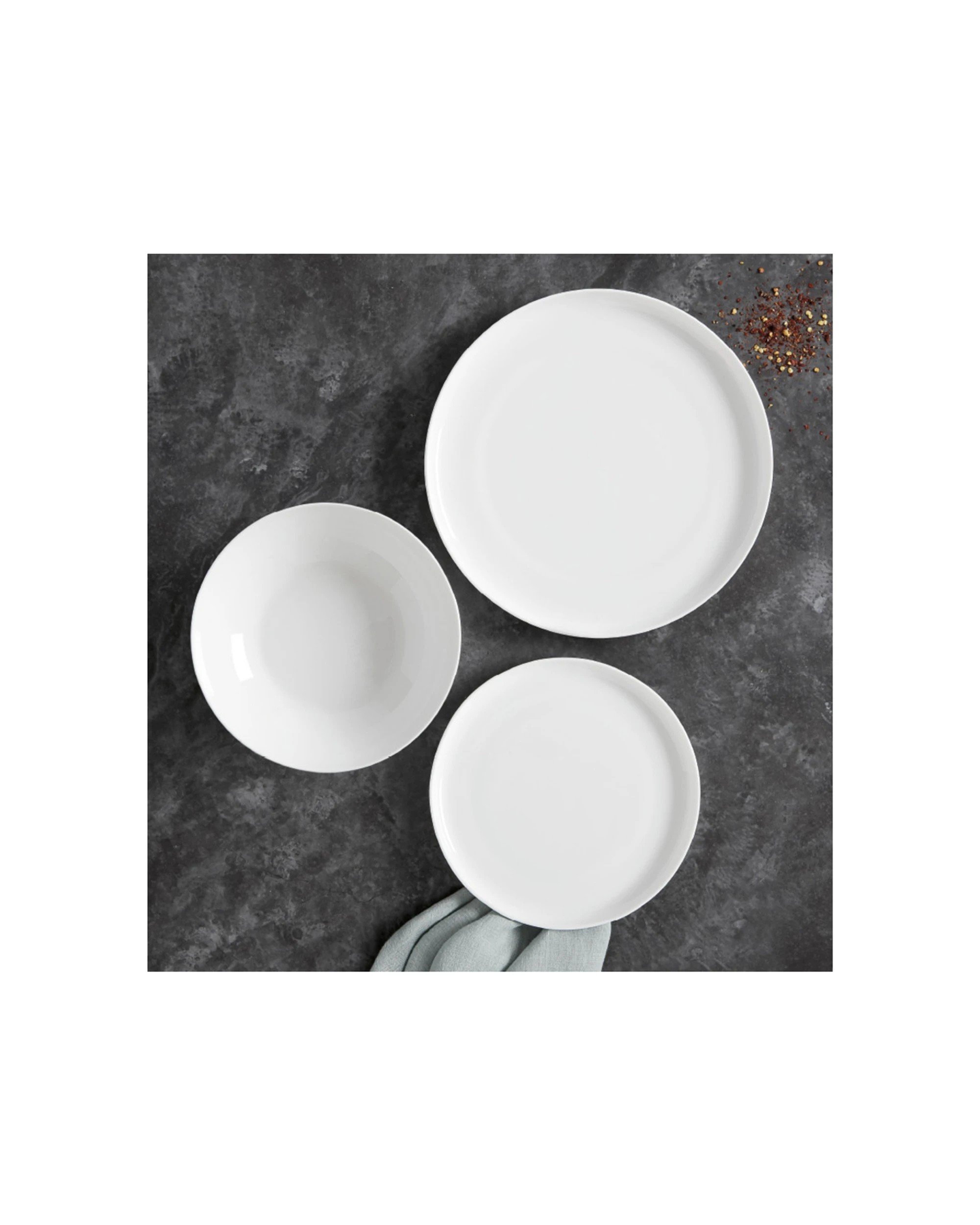 3 Maxwell & Williams 18pc Cashmere Mansion High Rim Dinner Set Dinnerware
 - Plain, 3 of 3