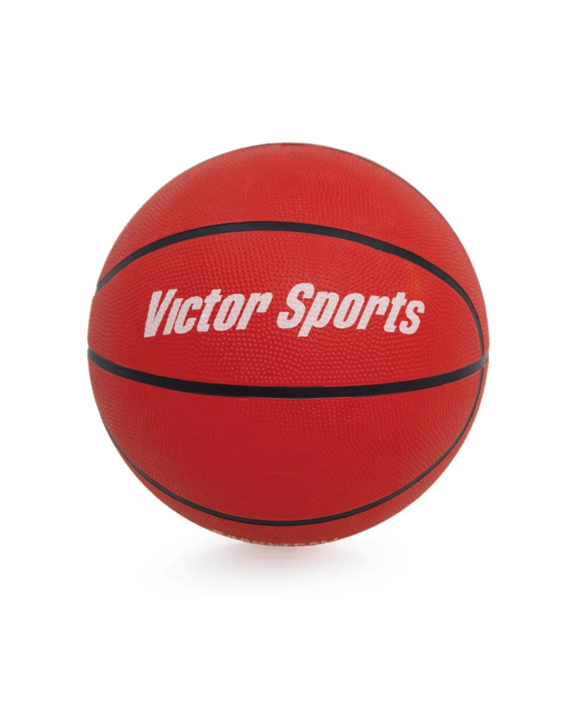 1 Victor Sports Heavy Duty Durable Rubber Basketball Size 6 - Red, 1 of 2