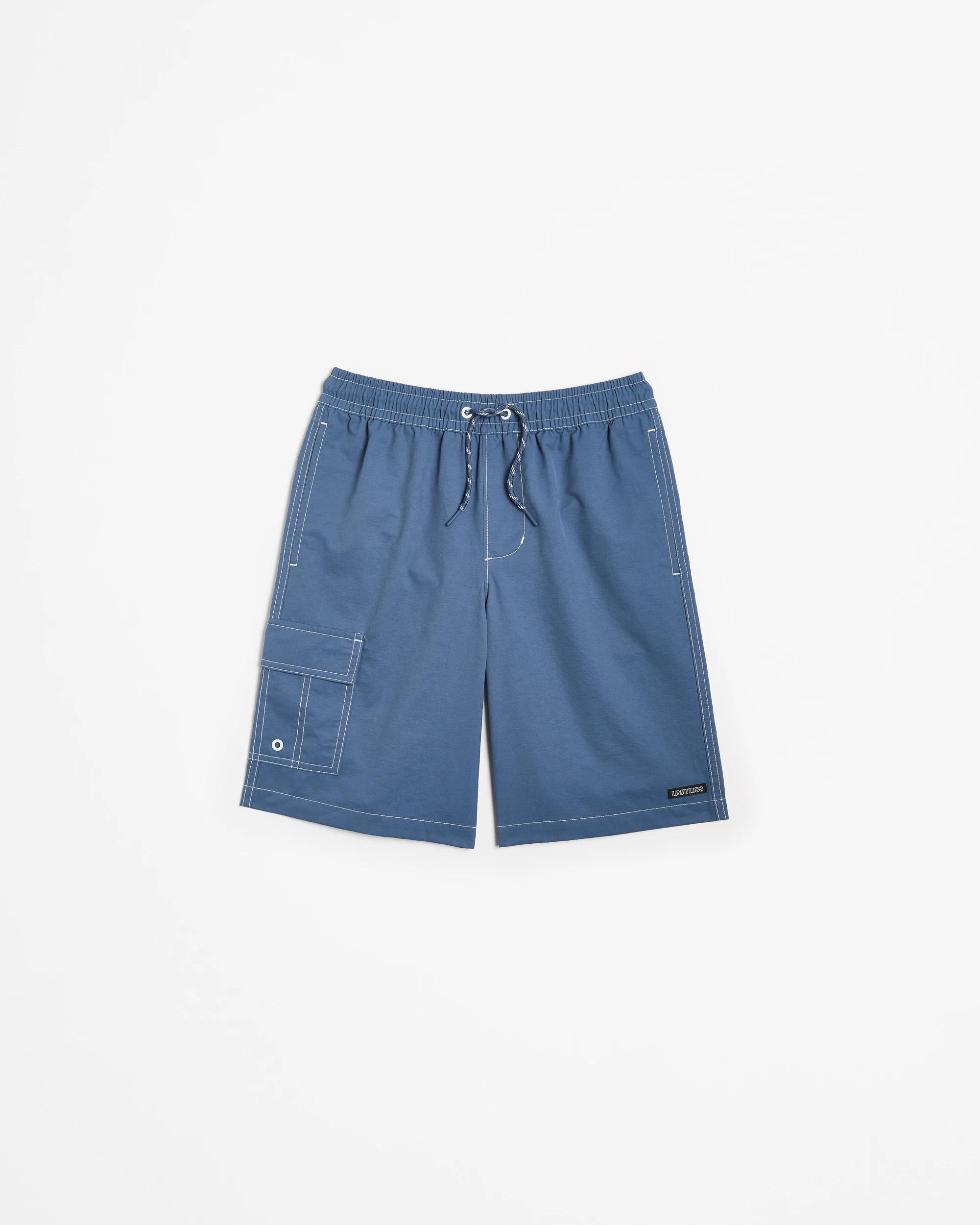 1 Target Longline Swim Boardshorts VINTAGE INDIGO, 1 of 3