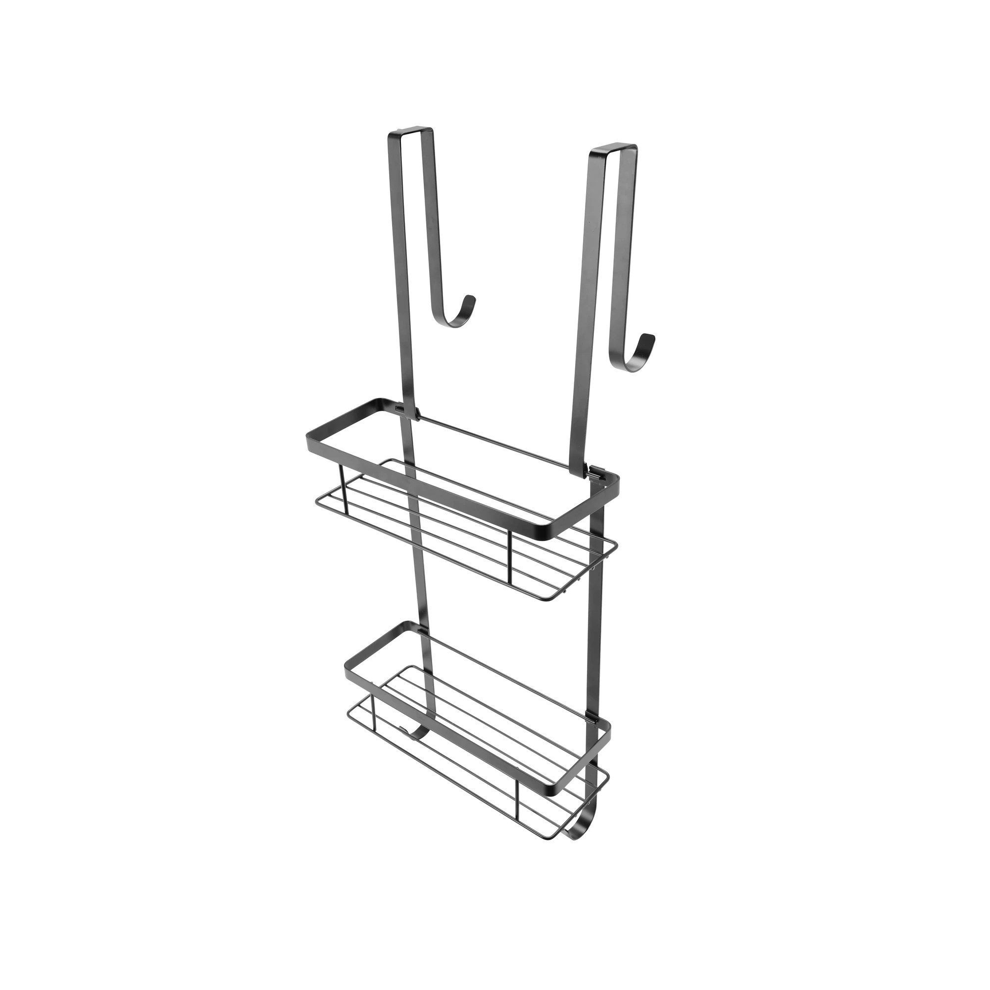 2 Over Door Shower Caddy - Black, 2 of 7