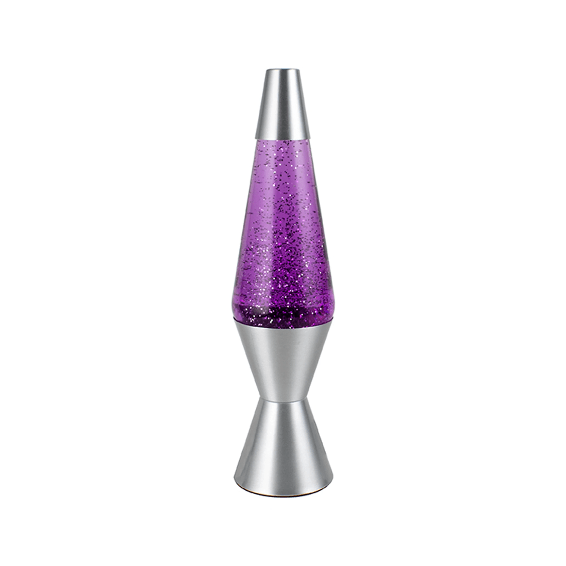 1 Purple-pink Glitter Lava Lamp Style Silver Retro Novelty Room Lighting 37cm
 - Pink, 1 of 3