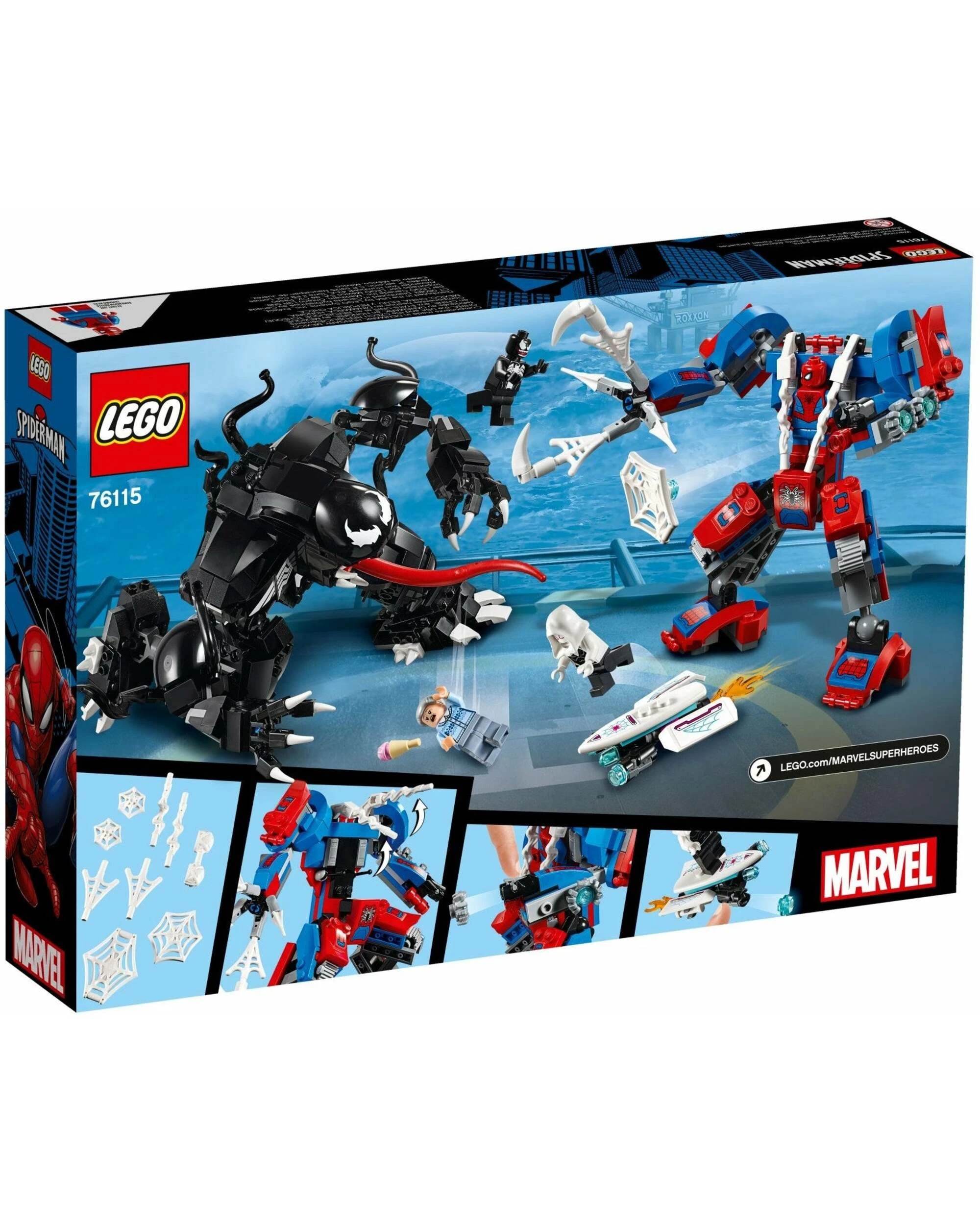 4 LEGO 76115 Spider Mech vs. Venom Mech Superhero Set, 4 of 5