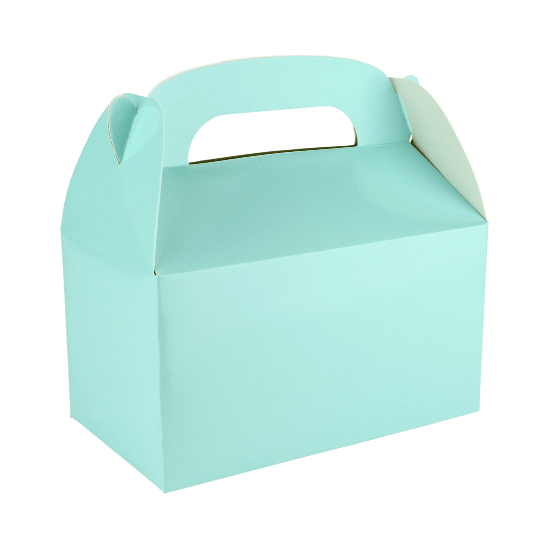 1 Party Maker Light Blue Lolly/Treat Boxes with Handle Pack of 6, 1 of 2
