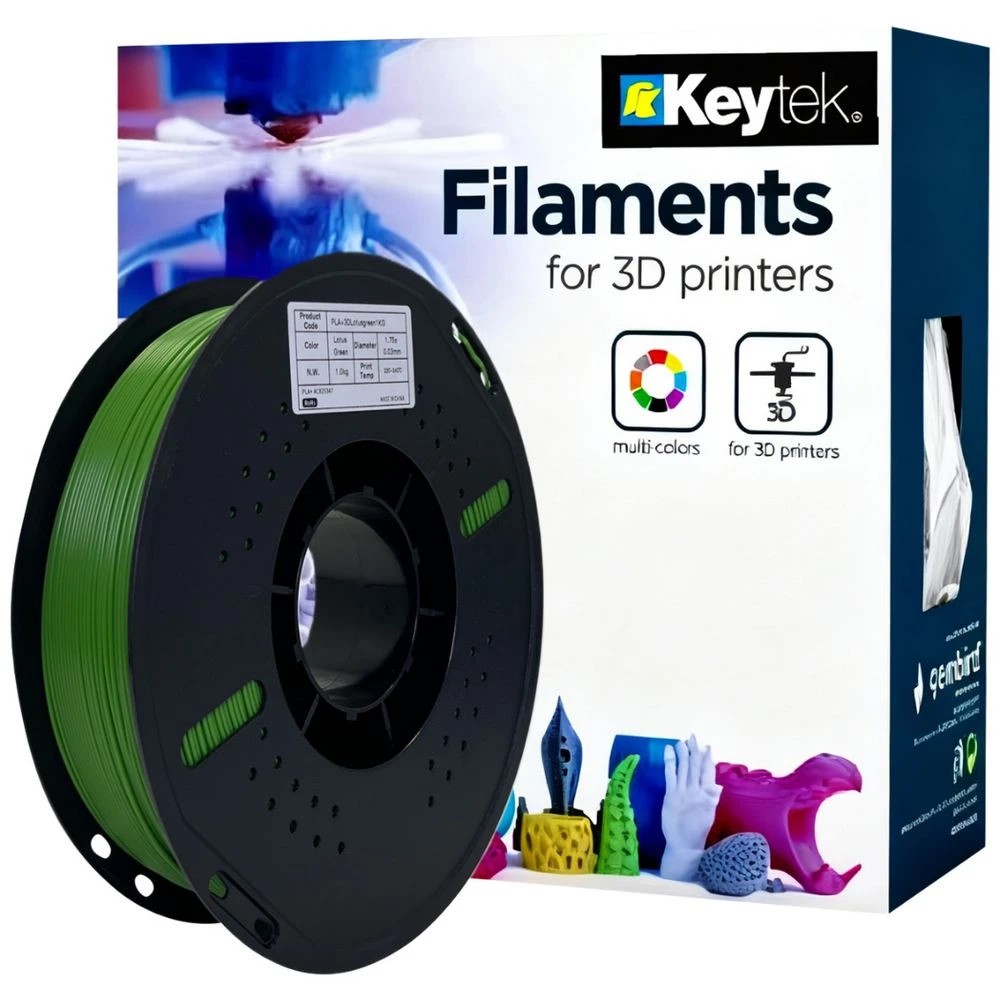1 Keytek PLA+ 3D Filament Lotus Green, 1 of 1