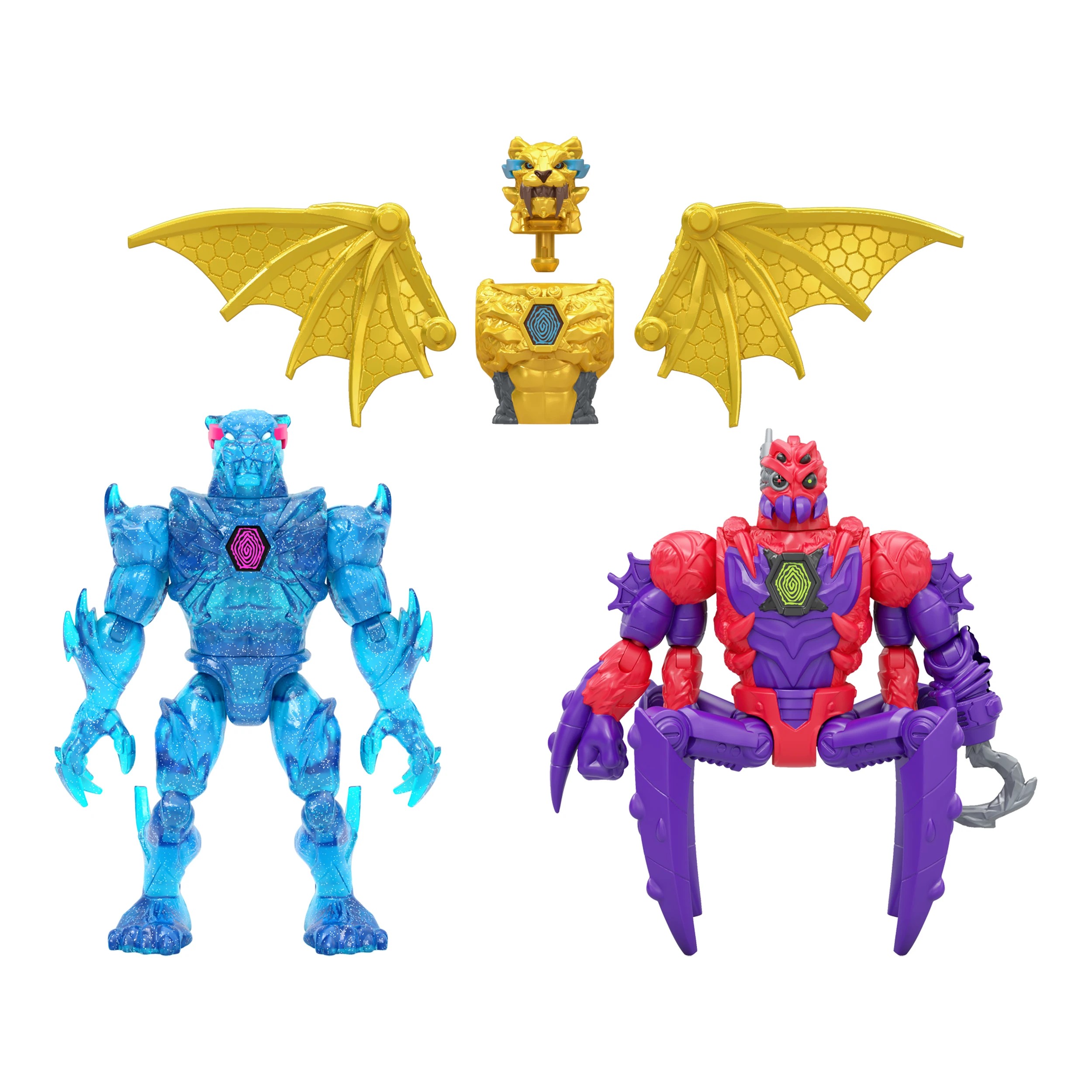 4 MrBeast Lab Hybrids 2 Pack Mix & Match Action Figures Multi Pack - Assorted, 4 of 10