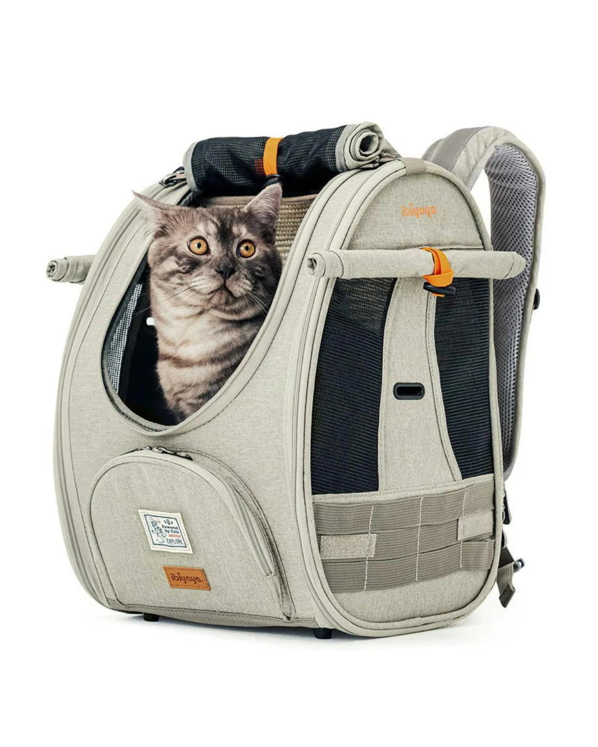 1 Ibiyaya Adventure Cat & Small Dog Carrier Backpack, 1 of 1