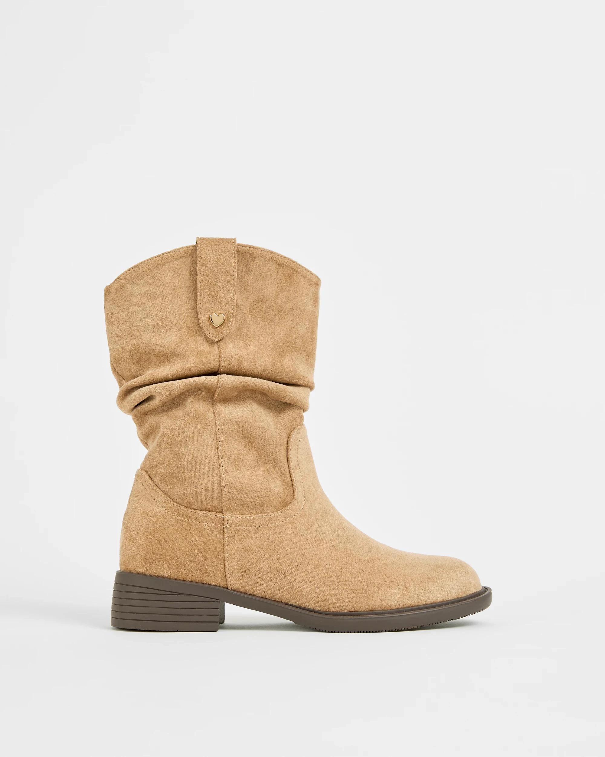 1 Target Kids Shuffle Long Boots TAN, 1 of 3