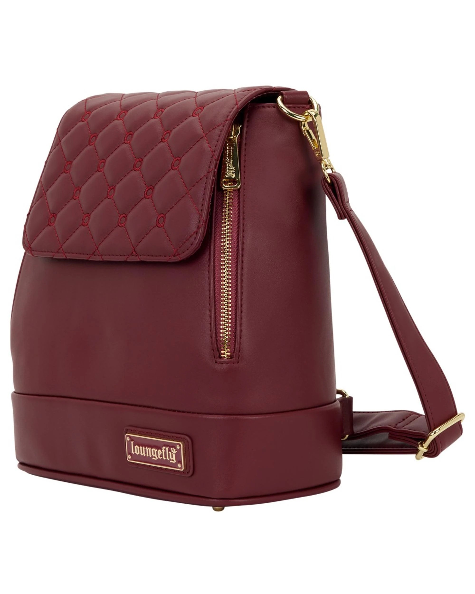 1 Loungefly Lilly Red Convertible Mini Backpack and Crossbody Pin Trader Bag, 1 of 4