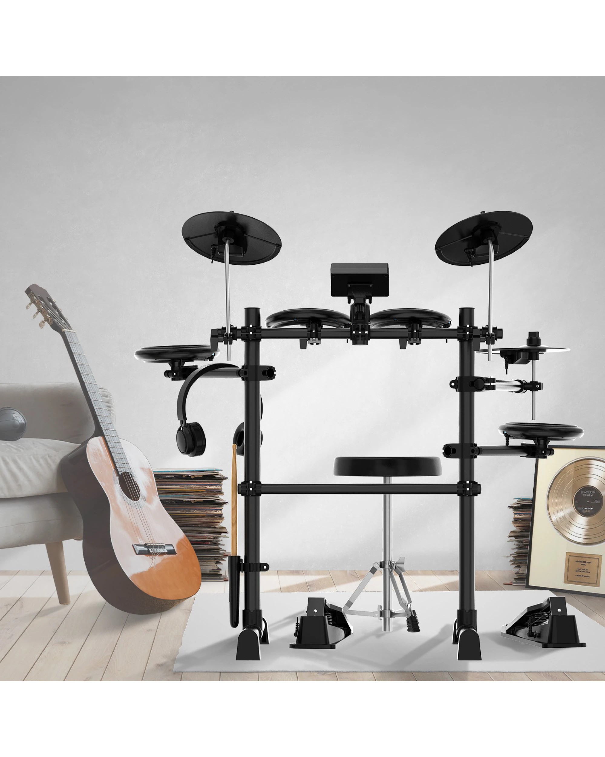 4 Karrera TDX-16 Electronic Drum Kit with Pedals, 4 of 10