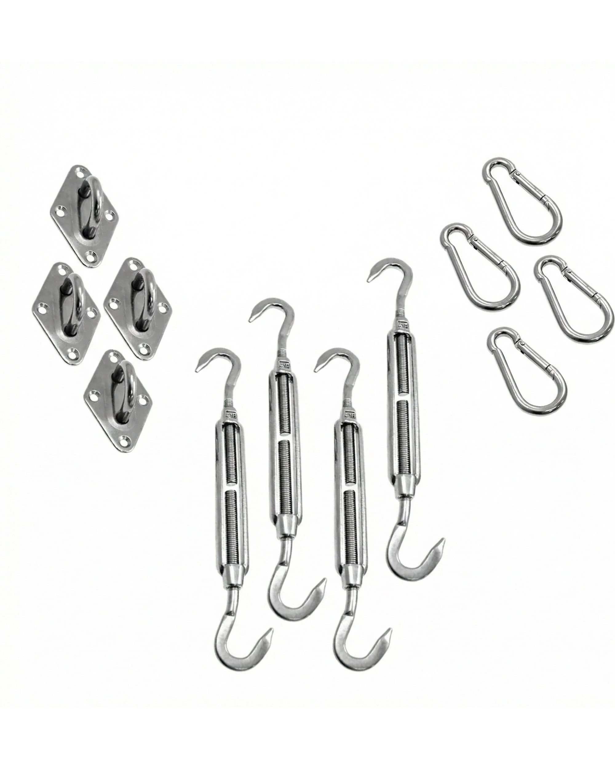 5 Wallaroo 3 x 3M Outdoor Sun Shade Sail Canopy Square - Grey, 5 of 5