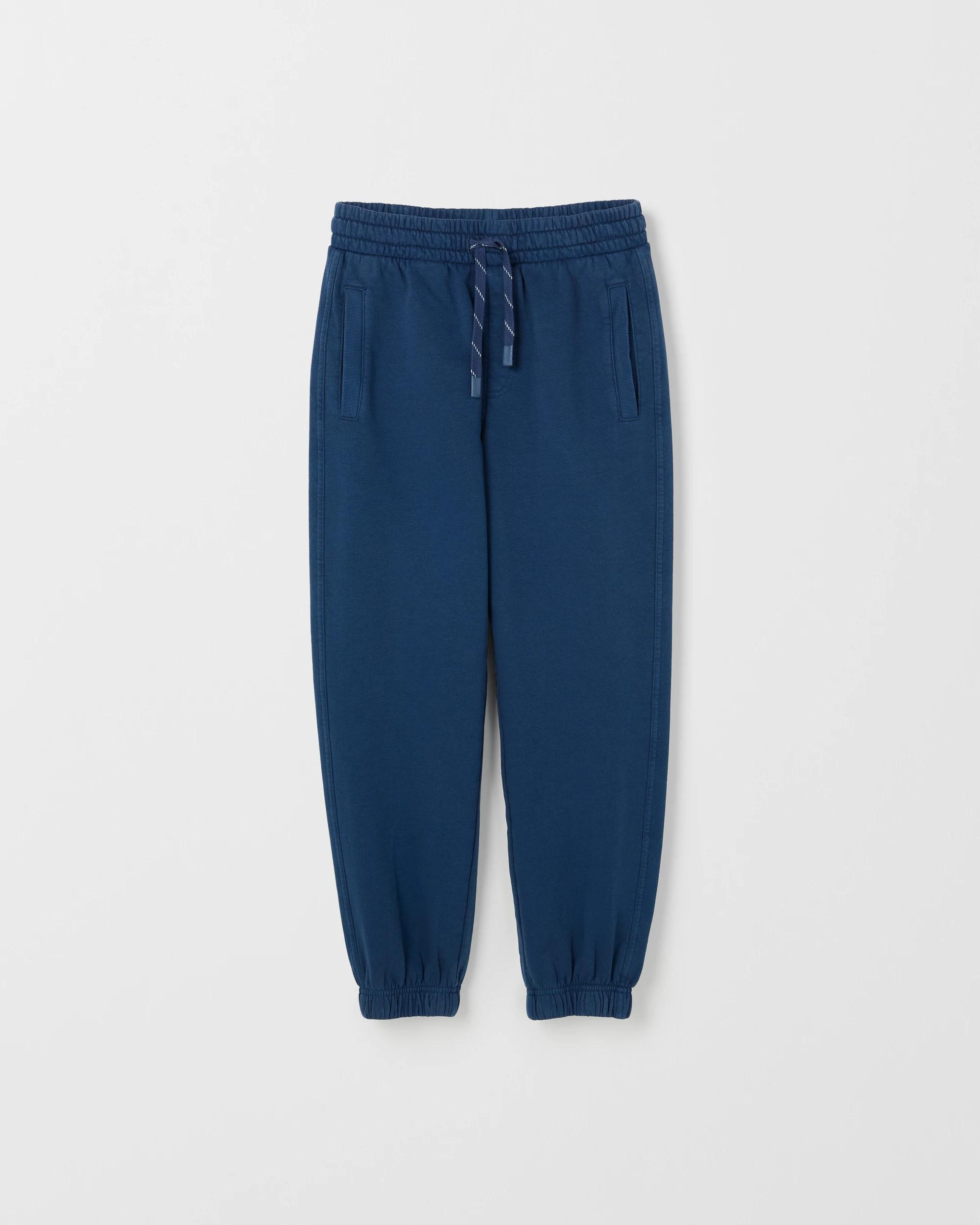 1 Target Kids Australian Cotton Blend Washed Trackpants ESTATE BLUE, 1 of 2