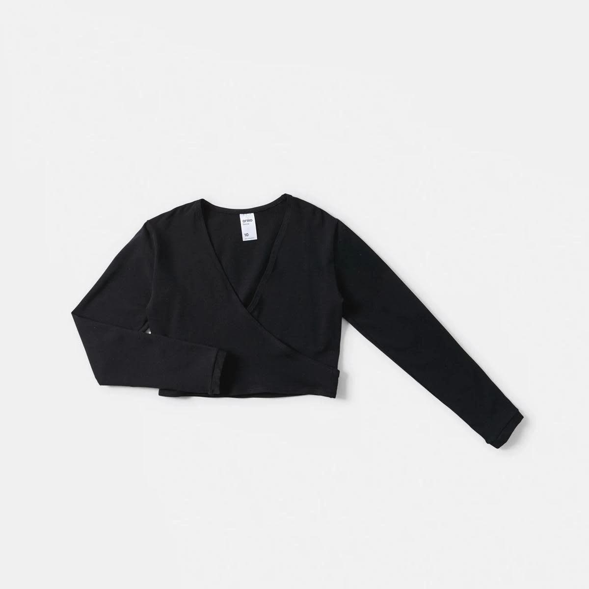 1 Dance Wrap Top BLACK, 1 of 7