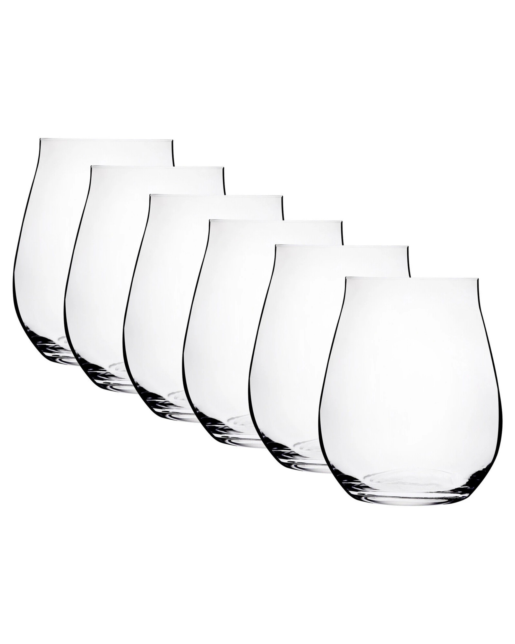 2 Luigi Bormioli Vinea Flute Glasses 200ml 6 Pack - Clear, 2 of 2