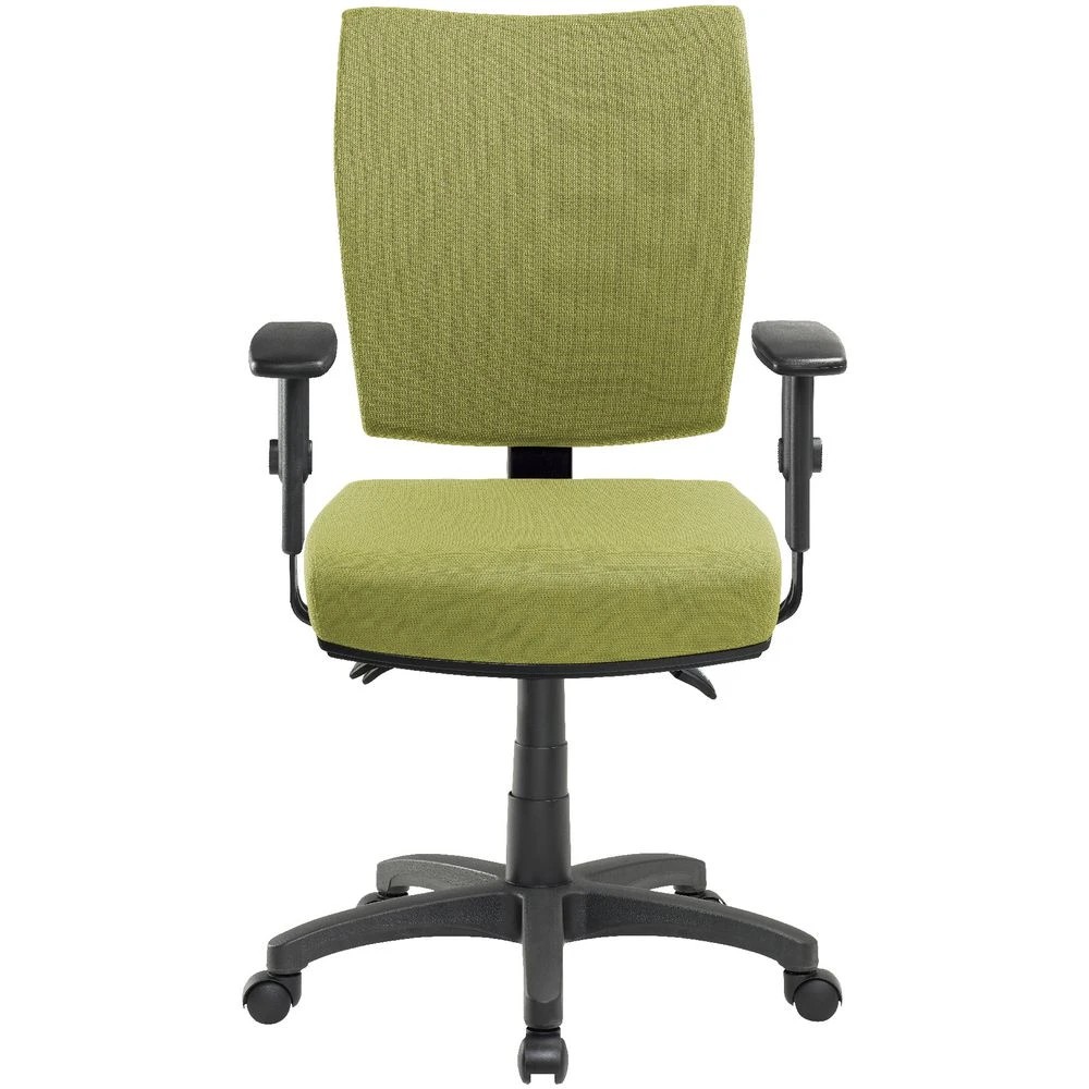 3 Flash II Deluxe Heavy-Duty Ergonomic Chair with Arms Green Drafting Chairs, 3 of 6