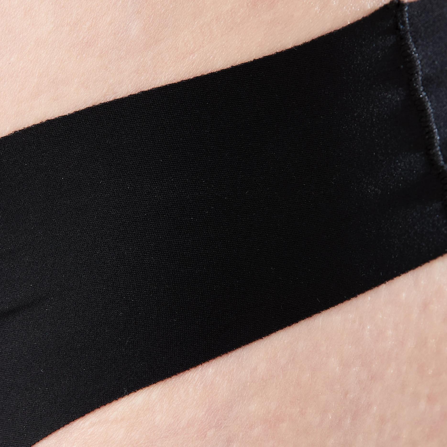 3 3 Pack No Show Cheeky Bikini Briefs Black, 3 of 6