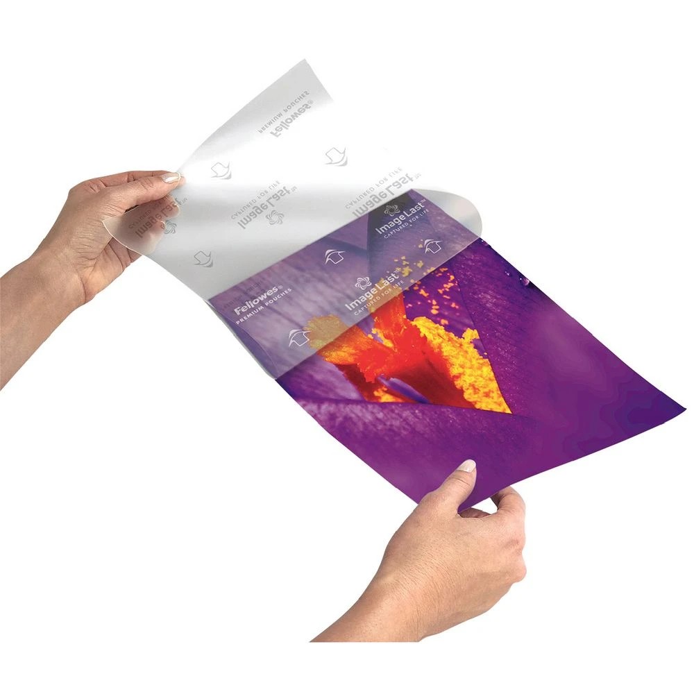 2 Fellowes Laminating Pouches A4 80 Micron Gloss 25 Pack, 2 of 3