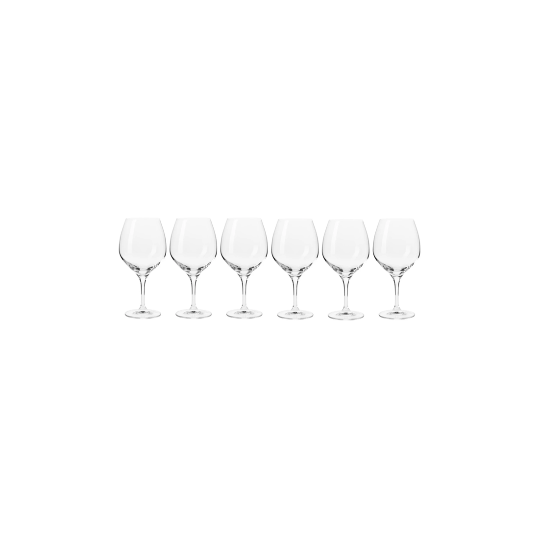 1 Krosno Pack Of 6 Harmony Stemmed Pinot Wine Glass 600ml Crystal Drinkware Set
 - Plain, 1 of 3