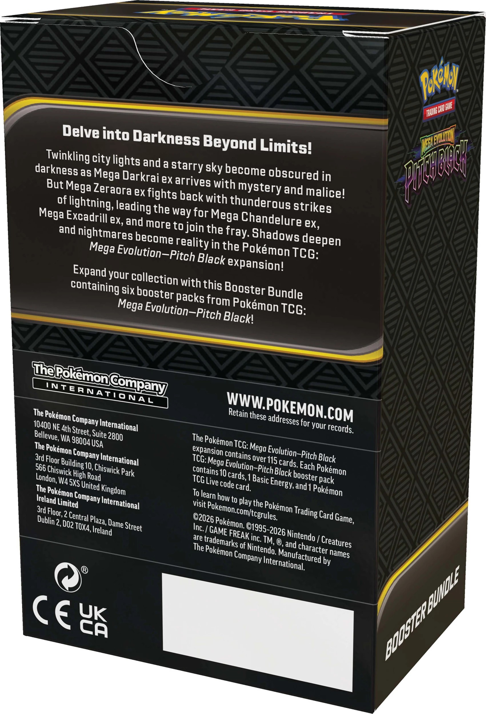 2 Pokemon Trading Card Game: Mega Evolution Pitch Black Booster Bundle, 2 of 3