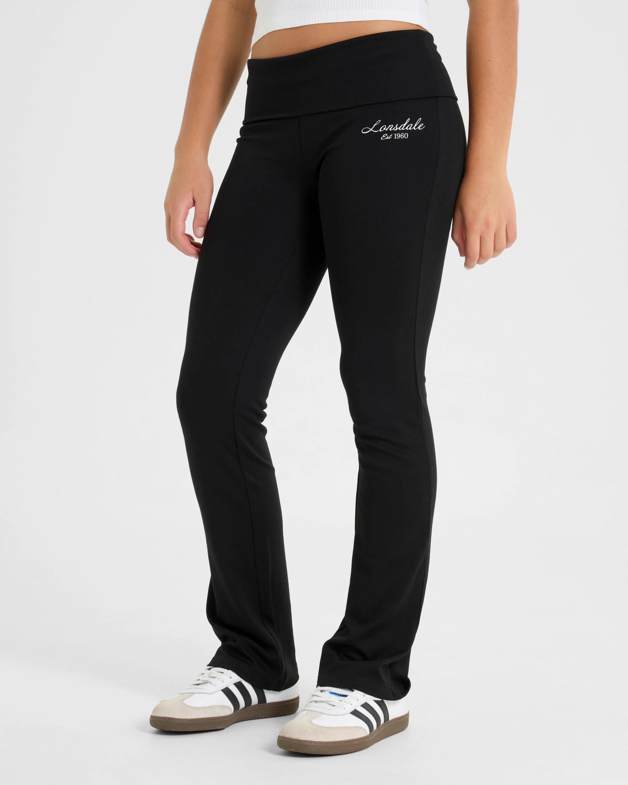 5 Lonsdale London Leisure Flare Pants BLACK, 5 of 5