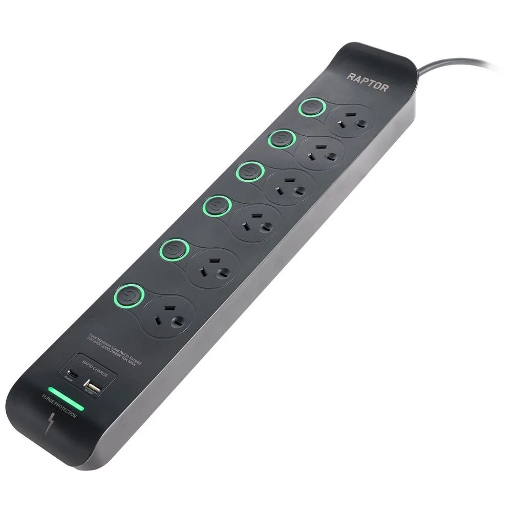 3 Jackson Raptor Surge Protected 6P Indiv. Switch Powerboard, 3 of 4