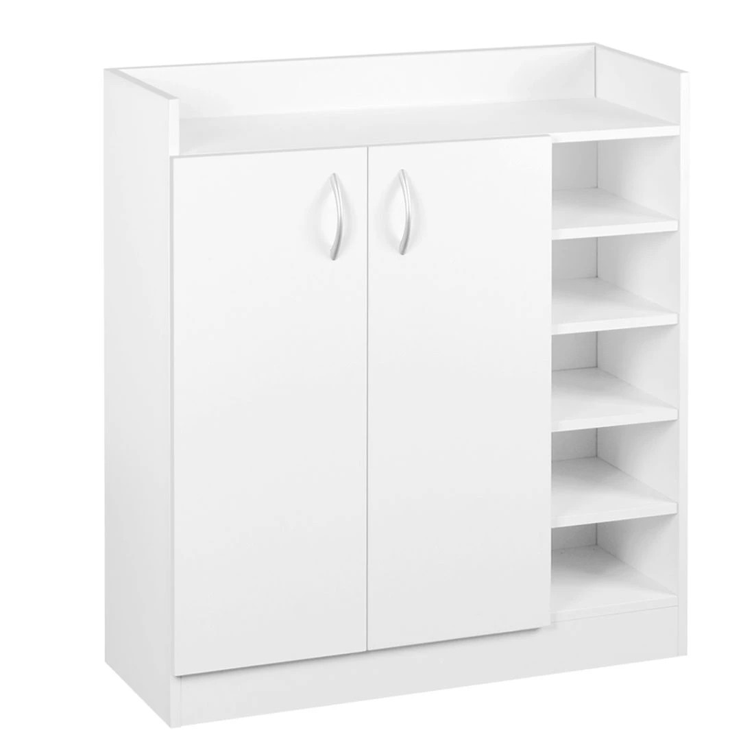 3 Artiss Shoe Rack Cabinet 21 Pairs Adjustable Shelves - White, 3 of 10