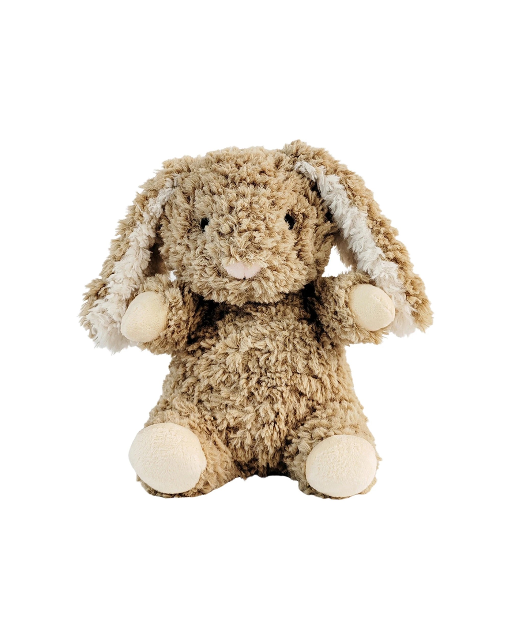 1 Urban Curly Rabbit 18cm Soft Toy Animal Plush - Beige, 1 of 3