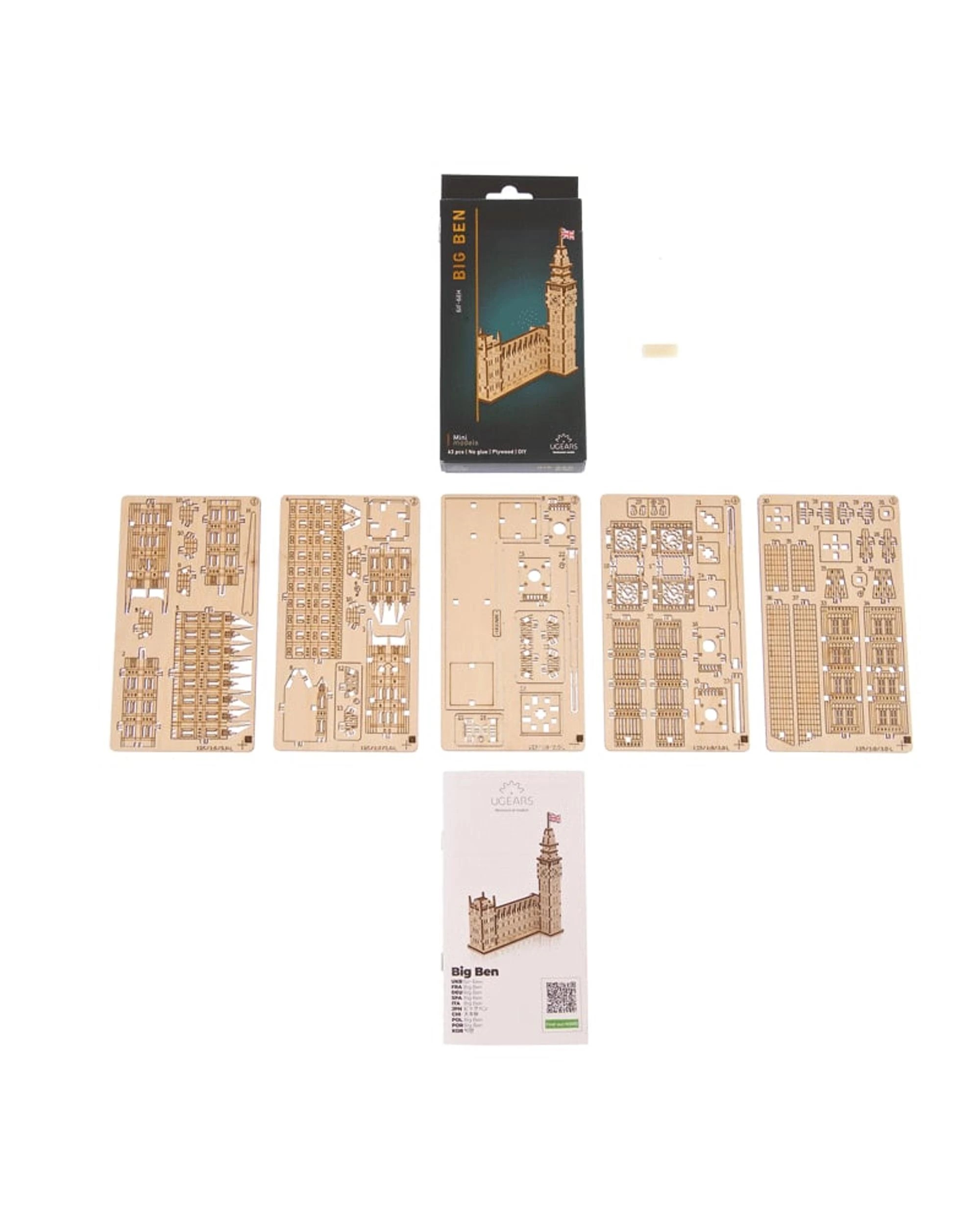 6 UGears Big Ben Model Kit, 6 of 7