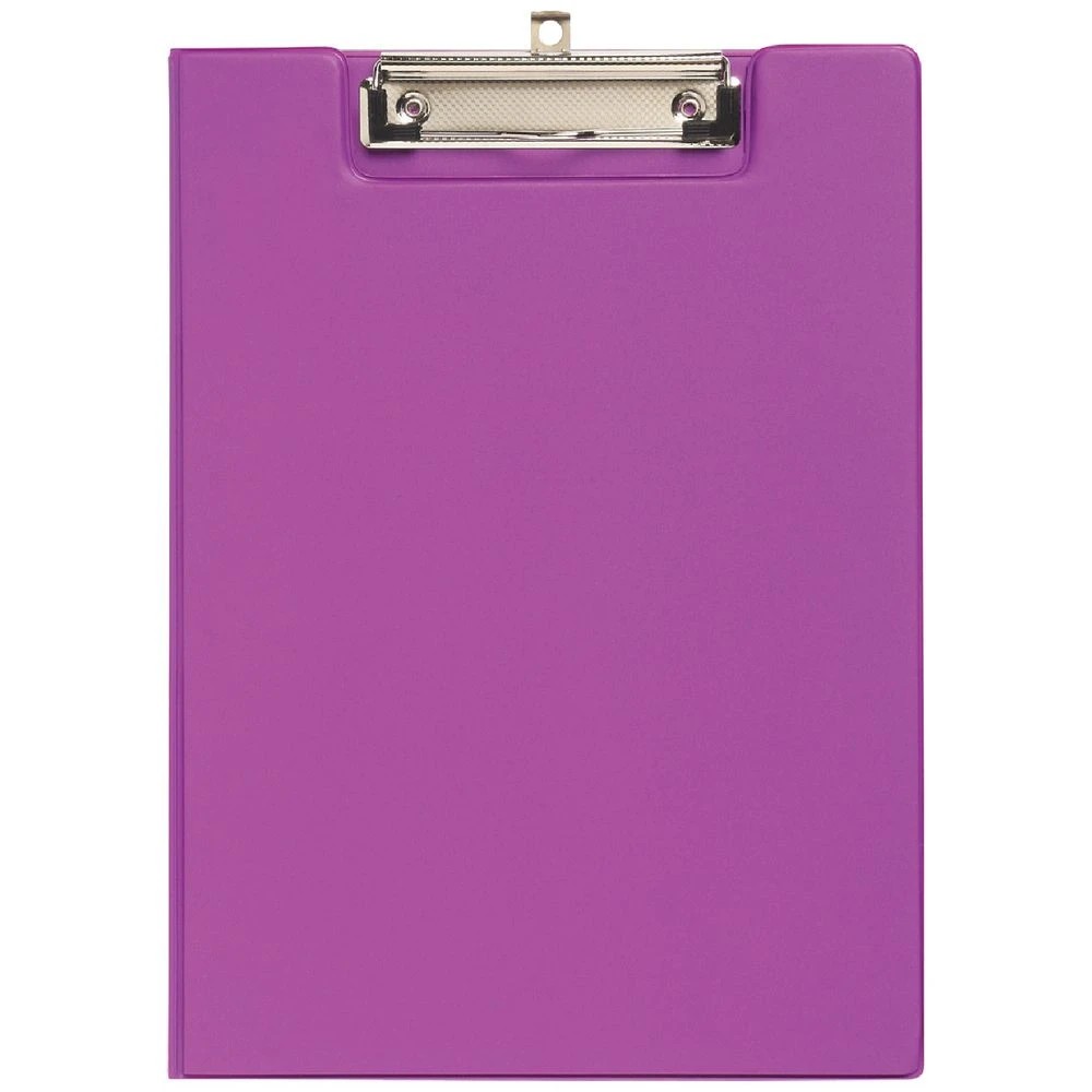 1 J.Burrows A4 Clipfolder PE Purple, 1 of 1