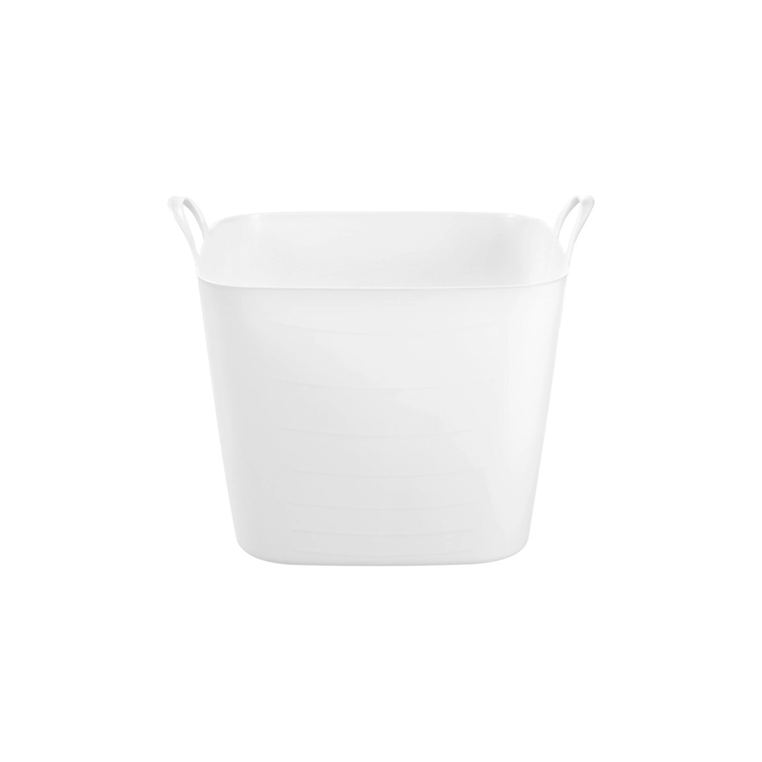 5 Boxsweden Square Flexible Tub 40l Storage Home Organiser With Handle.
 - White, 5 of 9