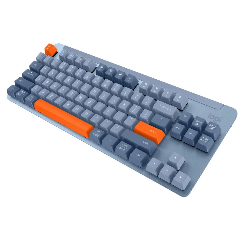 3 Logitech K855 TKL Wireless Mechanical Keyboard Blue Grey, 3 of 6