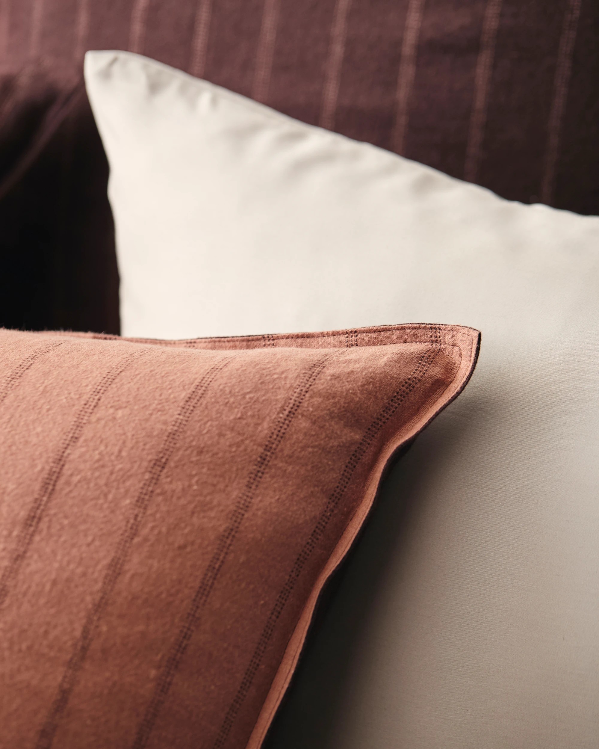 9 Target Adelle Stripe Linen/Cotton Quilt Cover Set - Queen Bed - Brown, 9 of 9