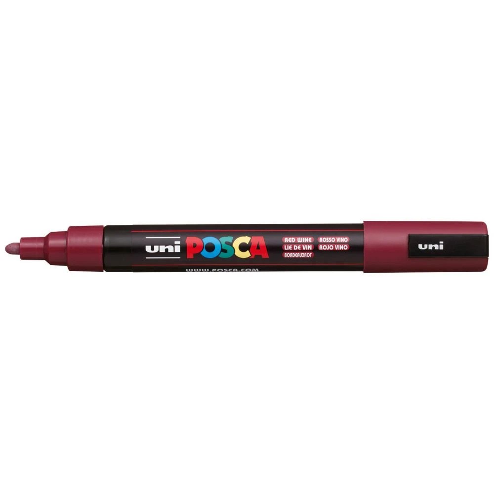 1 POSCA PC 5M Paint Marker Red Wine, 1 of 7