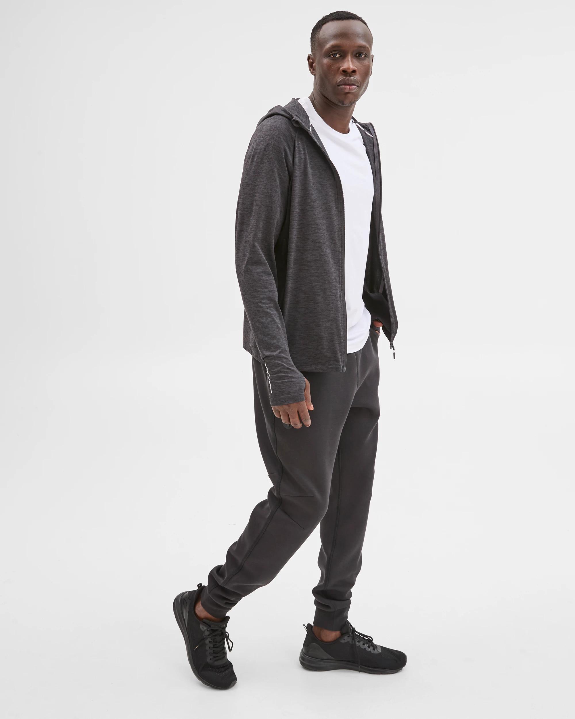 4 Target Active Active Panelled Zip Through Hoodie BLACK, 4 of 7