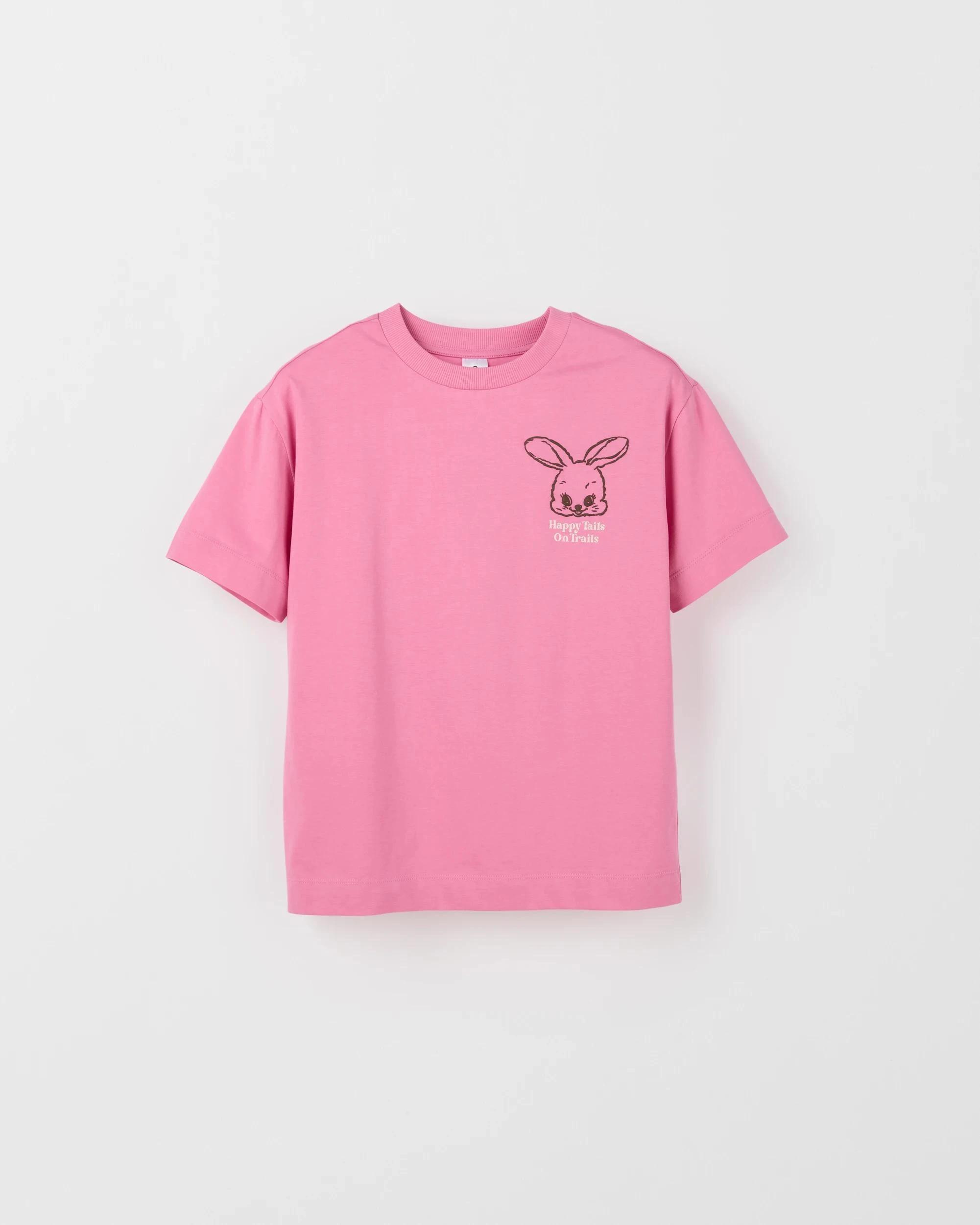 5 Target Kids Australian Cotton Longline Print T-Shirt BUNNY PINK, 5 of 7
