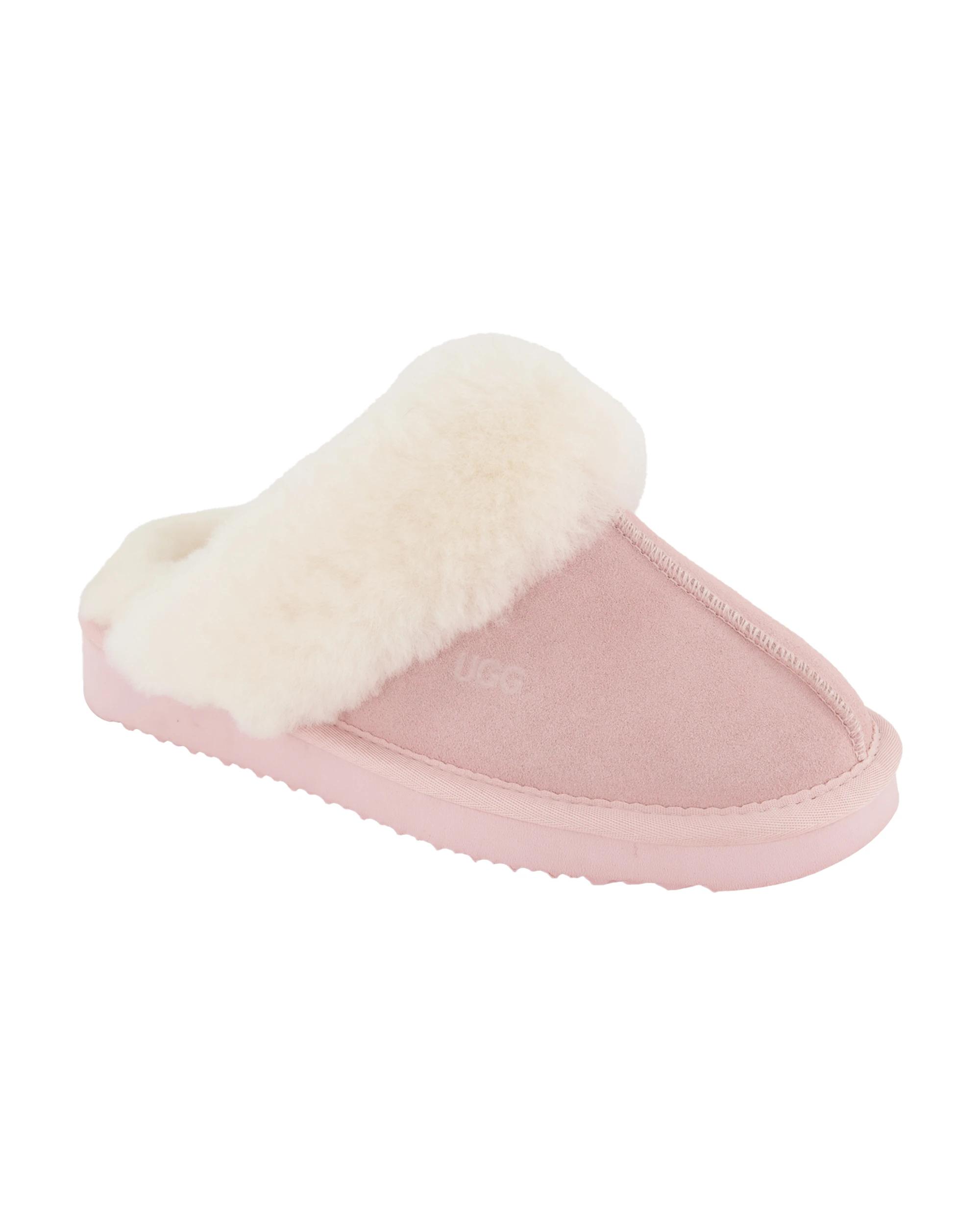 1 Sheepskin Elevated Scuffs Silvr Pink, 1 of 3