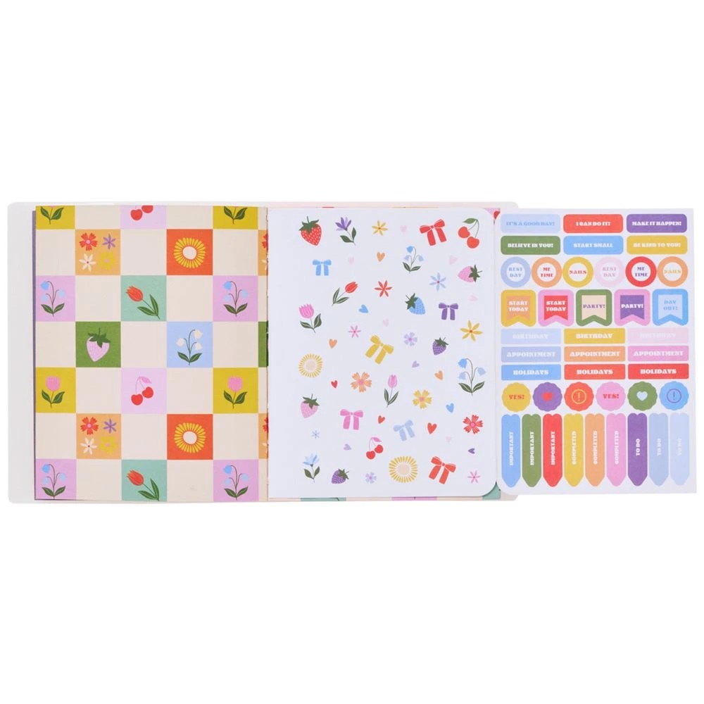 4 Otto Small Week to View FY26/27 Diary Whimsy Cream, 4 of 7