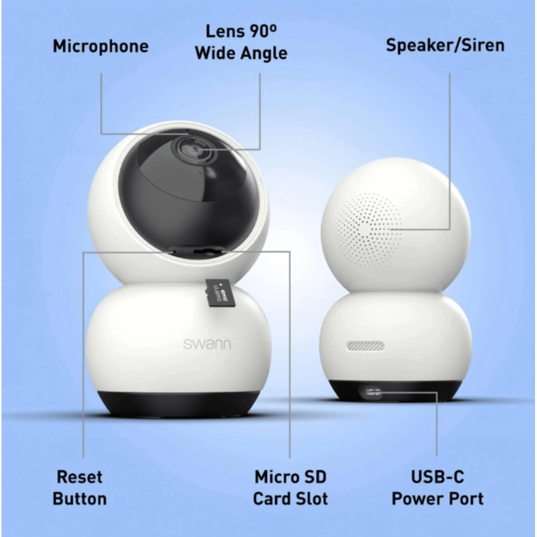 4 Swann EVO 2K Indoor Pan Tilt Wi-Fi Camera, 4 of 8