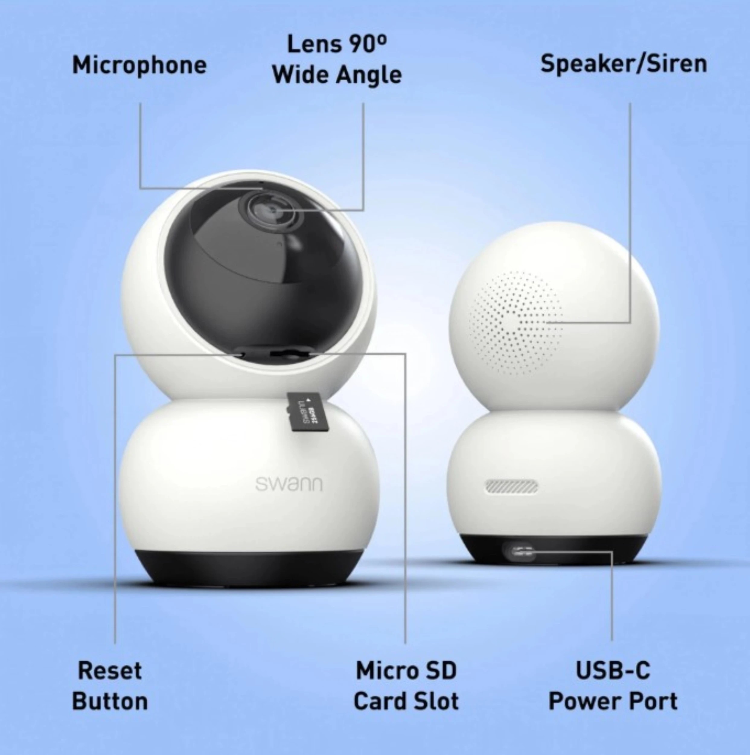 4 Swann EVO 2K Indoor Pan Tilt Wi-Fi Camera, 4 of 8