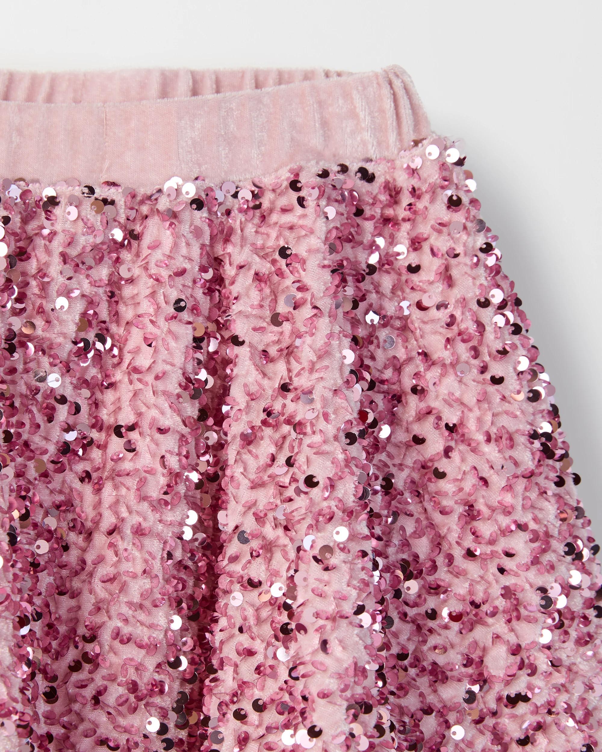 5 Target Kids Sequin Tulle Occasion Skirt PINK, 5 of 7