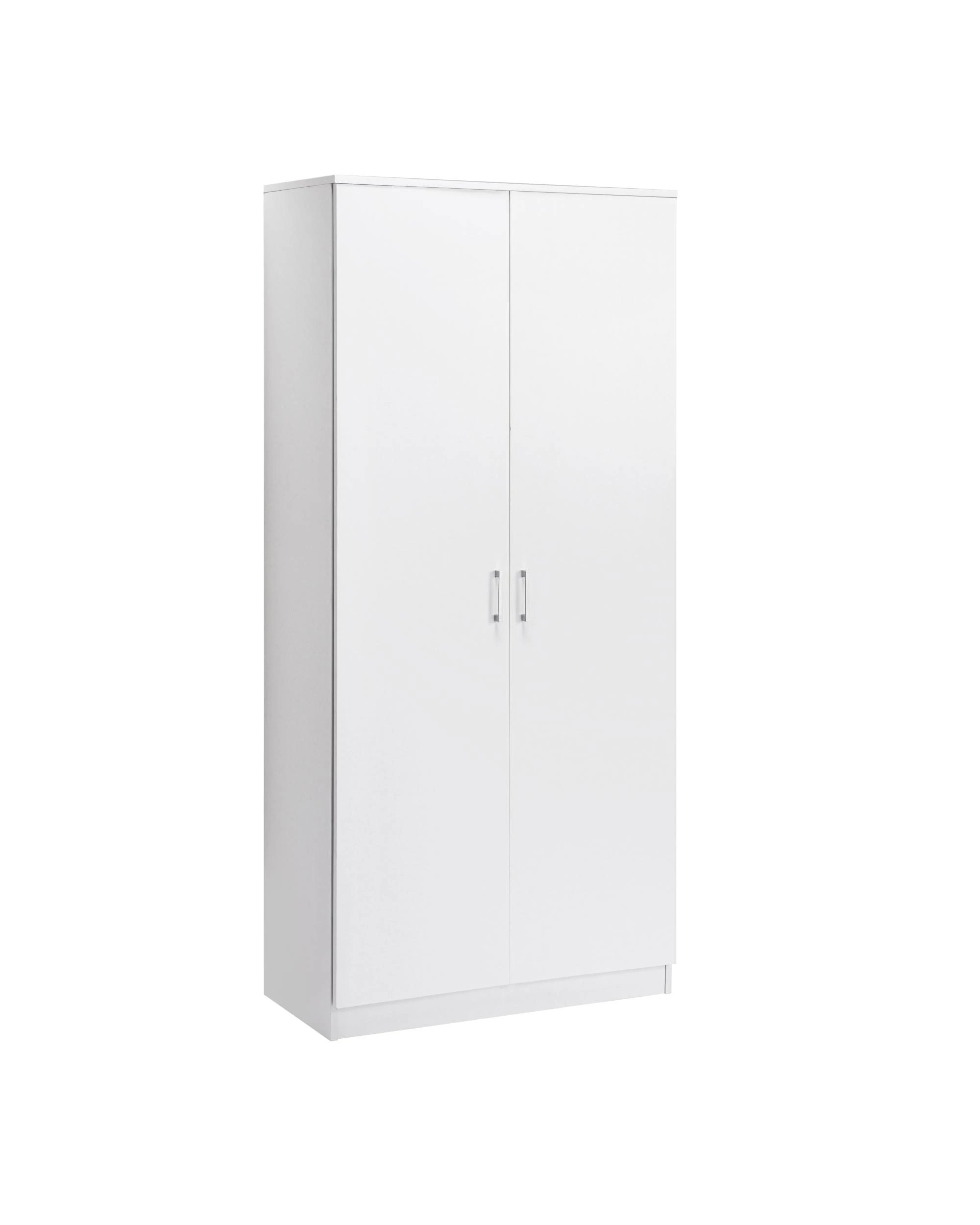 1 Kodu Pantry Cupboard Storage Cabinet 2 Door 5 Tier Shelf - White, 1 of 5