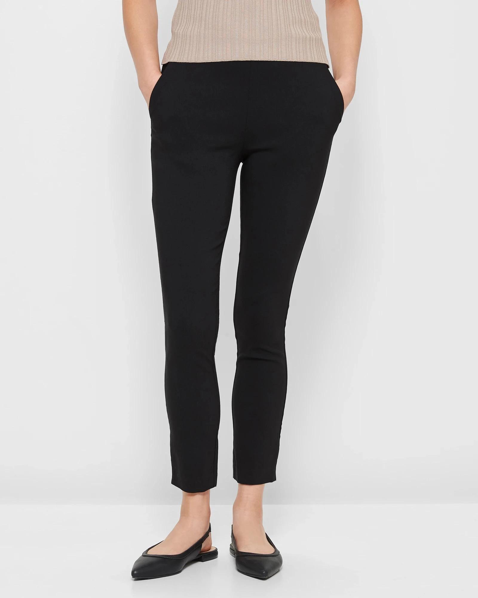 2 Preview Carrie Bengaline Ankle Length Pants BLACK, 2 of 5